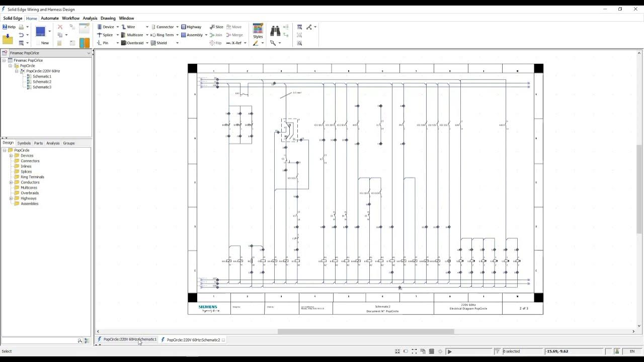 Solid Edge 2022 Solid Edge Wiring Design Solid Edge Harness Design