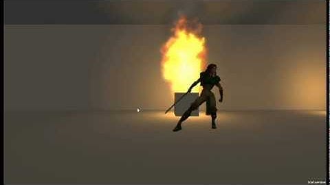 Unity Engine Mecanim blend test scene