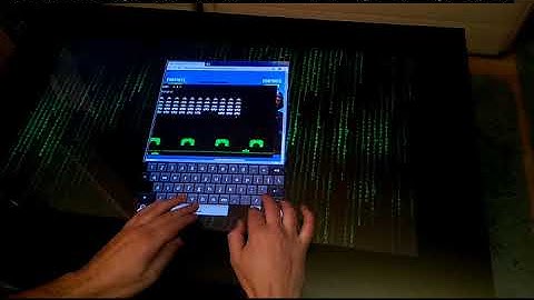 Space Invaders - on a Jigabyte touch screen coffee table