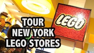 Inside Both Manhattan LEGO Stores (New York City)