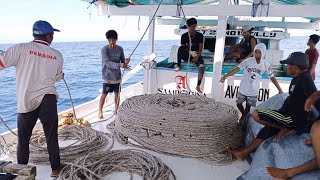 KM Bura' Pala || Pasang Rumpon Dan Menjaring Ikan Di Laut || Nelayan Mandar