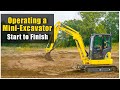 How to Operate a Mini Excavator (2019): Pre-Op to Shut Down | Heavy Equipment Operator