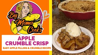 APPLE CRUMBLE | Apple Crisp | Delicious Apple Filling & Crumble Recipe #bigmamacooks #applecrumble screenshot 1