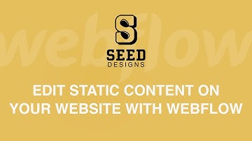 Editing Static Content on Your Website with Webflow