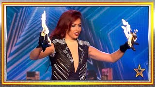 This GIRL Switchs Outfits At Impressive Speeds | Auditions 6 | Spain's Got Talent 2019