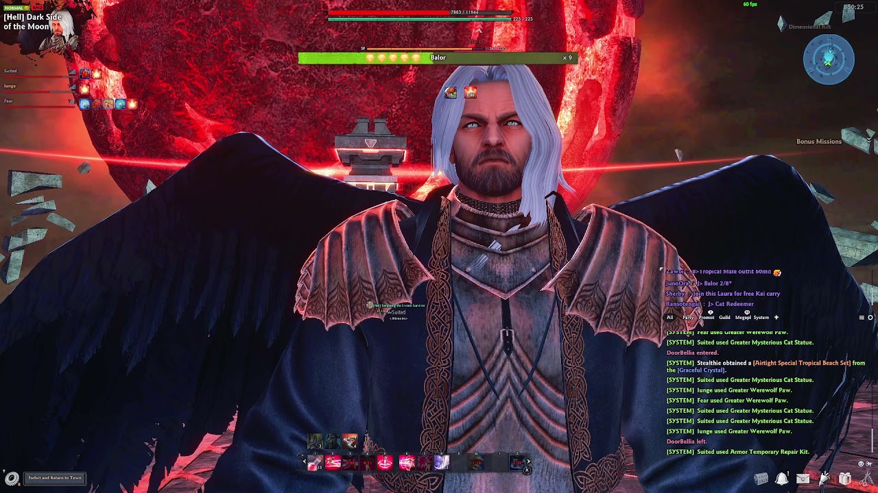 Vindictus NA - Hell Balor 3 Man Tessa POV (