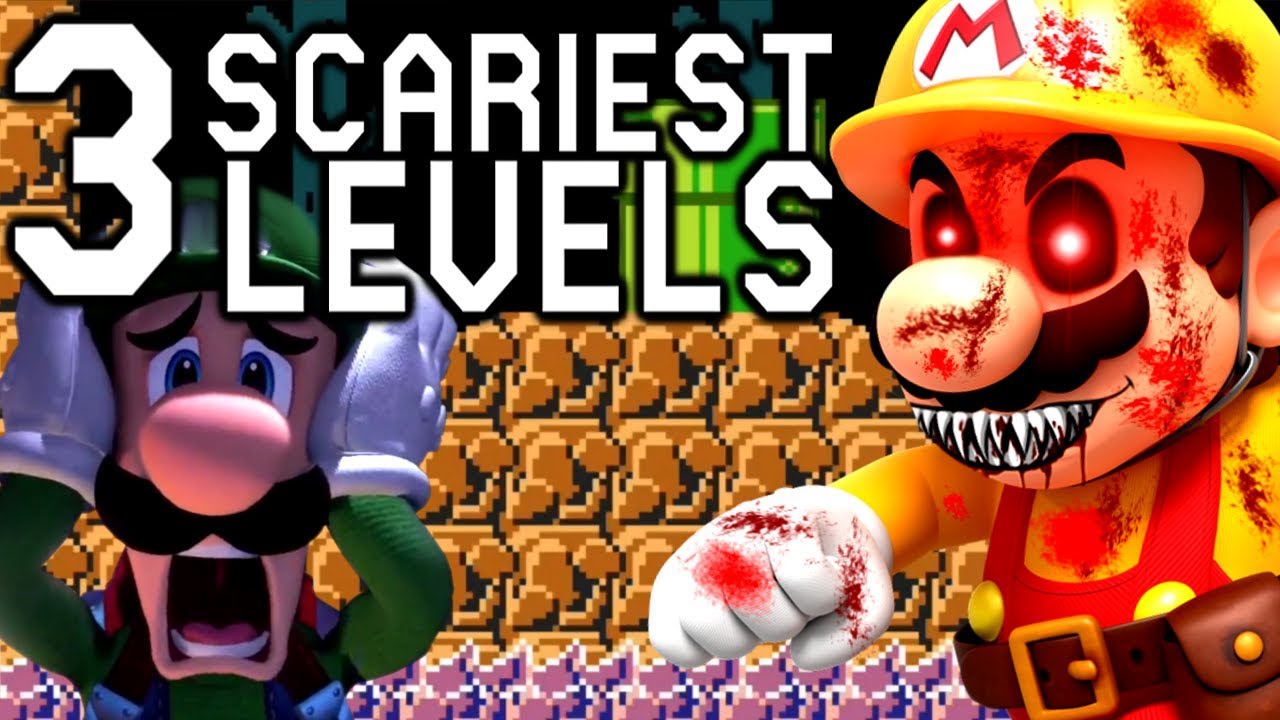 Watch 3 Haunted And Scary Exe Levels In Super Mario Maker 2 Super Mario Maker Jabx - roblox mario exe