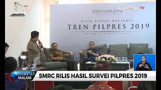 SMRC Rilis Hasil Survei Pilpres 2019