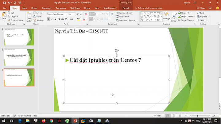 Hướng dẫn cài đặt iptables trên centos