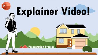 Create Animated Explainer Video in PowerPoint 365 [With Cartoon People]