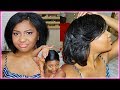 Wet Wrapping Relaxed Hair (FAIL) + Quick Flat Iron To Fix!