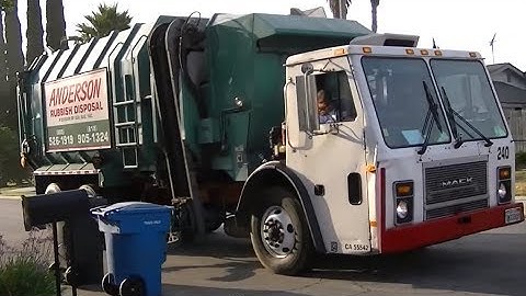 Anderson Rubbish - Mack LE Amrep Octo ASL - Garbage Collection.