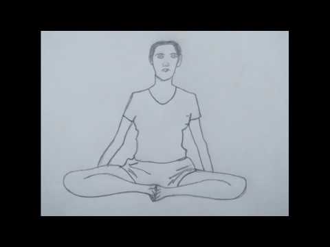 बदध पदमसन यगमदर  Baddha Padmasana Yoga Mudra  Our Health Tips