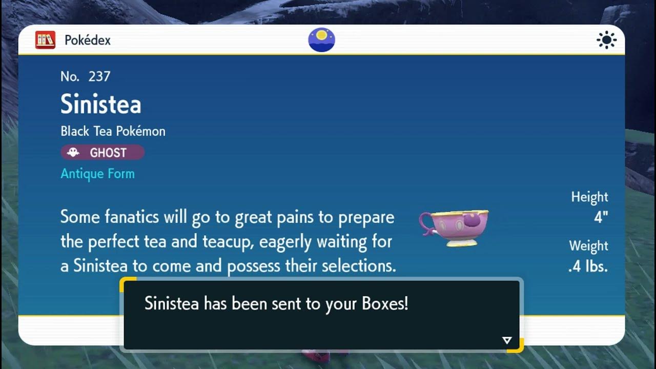 How To Know Your Sinistea is The Real Genuine Antique Form! YouTube