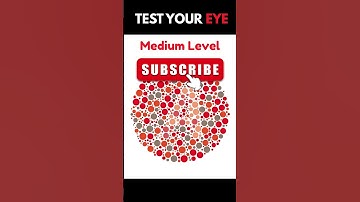 Can You See the Hidden Number 👀 Ishihara Color Blind Test #shorts