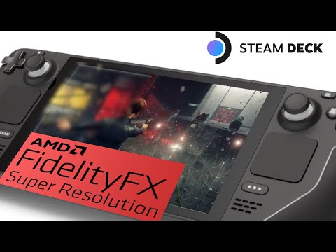 Steam Deck - AMD FidelityFX Super Resolution Upscaling In Any Game... With Gamescope!