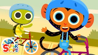 I Like To Ride My Bicycle | Nursery Rhymes | Mr. Monkey, Monkey Mechanic screenshot 4