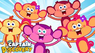 five little monkeys jumping bed nursery rhymes kids songs