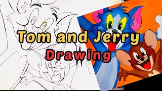 How to draw tom and jerry for kids | Painting tom and jerry for kids | Jewelz art screenshot 3