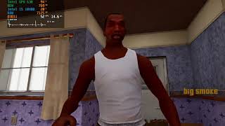 gta san andreas remastered playing story mode Intel i5 10400 uhd 630 !!