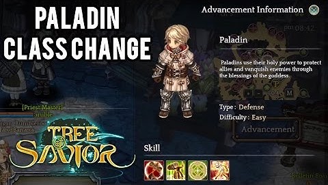 Tree of Savior | Paladin Class Change Advancement (Auto-attack for life!)