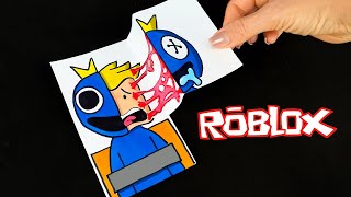 Роблокс Радужные Друзья простые рисунки фокус Roblox Rainbow Friends