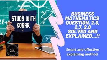 Business Mathematics |chapter 2 Percentage | Study with Kosar | fbise Muhamamd Abdullah