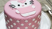 The Hello Kitty Cake Cake Decorating Free Tutorial Youtube