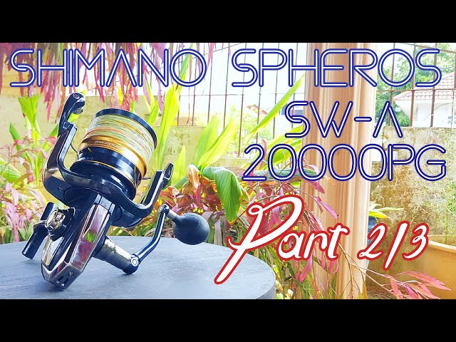 Shimano Spheros 2021 SWA 20000PG Part 2/3 - Reel service, repair
