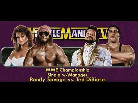 WWE 2K14 WRESTLEMANIA 4 - RANDY SAVAGE VS TED DIBIASE WWF CHAMPIONSHIP -  YouTube