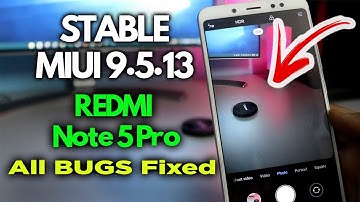 MIUI 9.5.13.0 OREO 8.1 Released REDMI NOTE 5 PRO [STABLE BUILD]