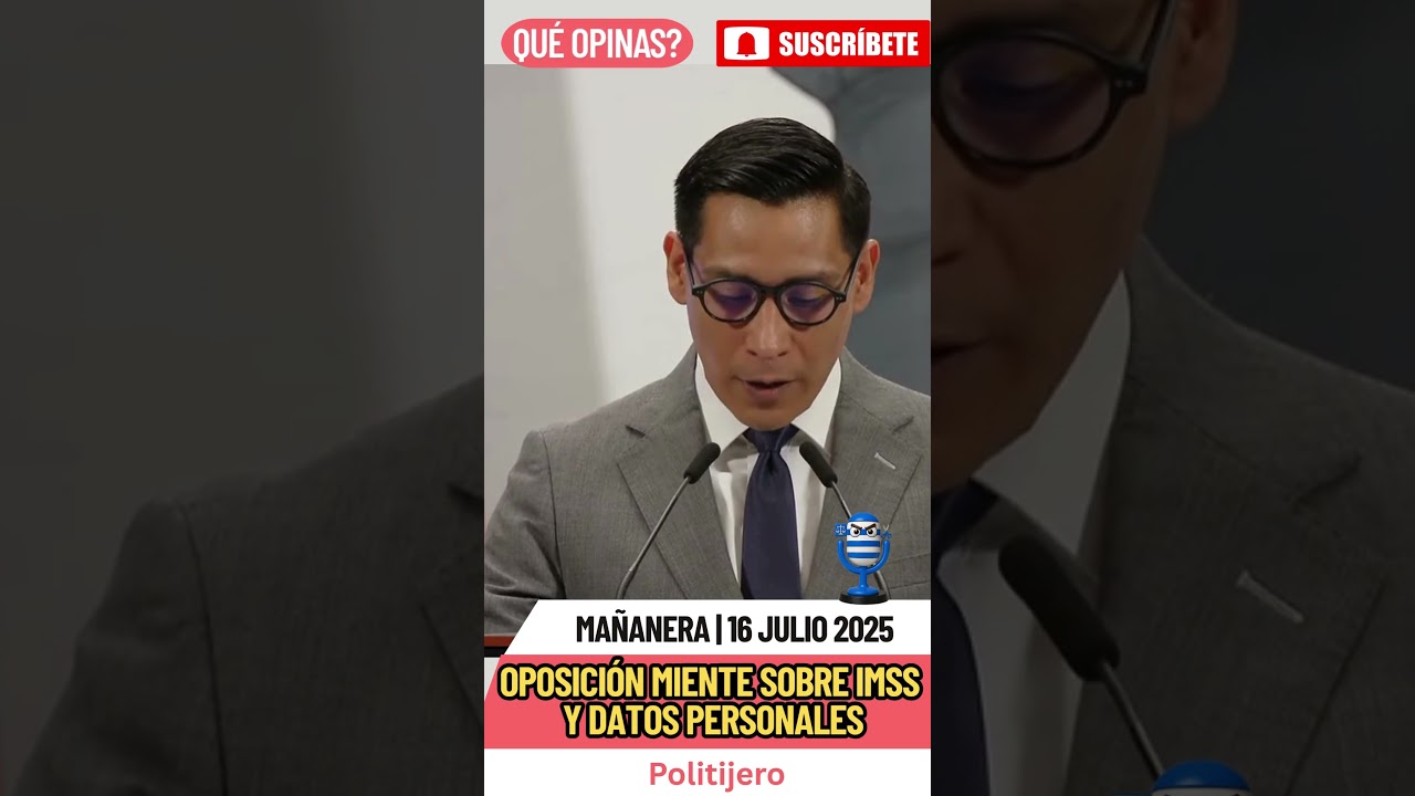 Oposición miente sobre IMSS-Bienestar y datos personales 