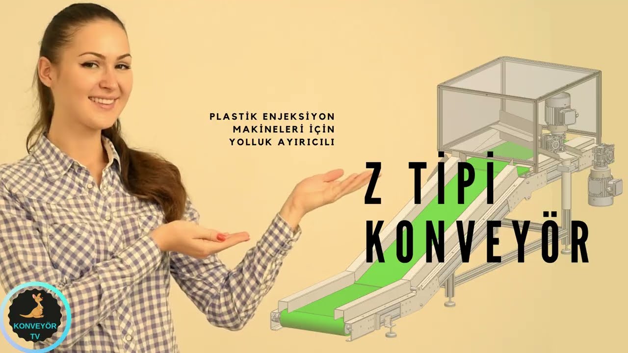 Z tipi yolluq ayırıcı xüsusilikli konveyer, Plastik inyeksiya maşınları üçün İdeal həll Oluşturun