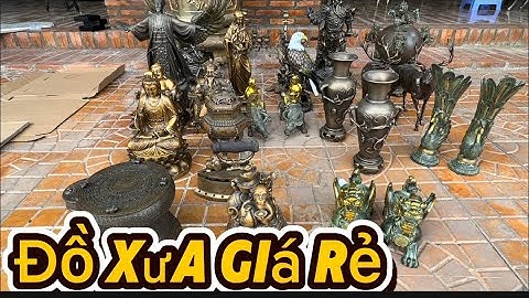 Trống đồng xưa _ Cặp bình chim công bằng đồng _ Đỉnh đồng thất lân #đồcổcầnthơ #đồcổ 