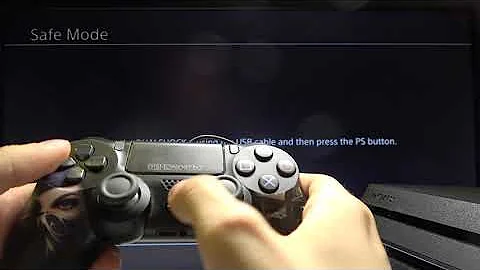Jak resetovat systém PS4 do nouzového režimu?