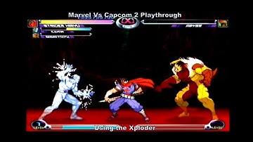 Marvel Vs Capcom 2 Strider, Sabretooth & Iceman Playthrough using the Dreamcast Xploder :D #Sega