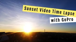 Sunset video time lapse with GoPro Hero 5