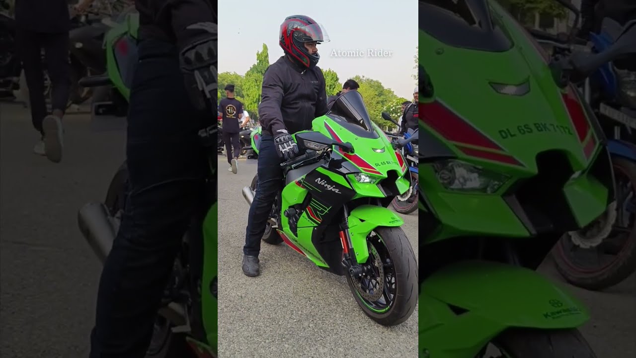 Insane Loud Kawasaki Ninja ZX10R With Arrow Full System Exaust Shorts Trendingshorts