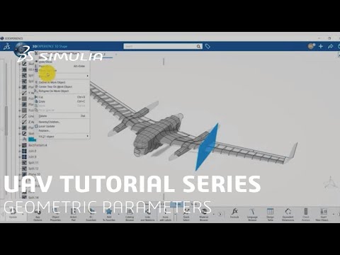 Geometric Parameters for Efficient Conceptual Design | SIMULIA UAV Tutorial (6/18)