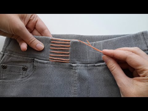 ✂️ DOWNSIZE Loose Jeans – 2 GENIUS Sewing Tricks Every Girl Should Know