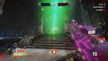 Quake Champions - Doom Slayer - TDM at Tempest Shrine - 1080p