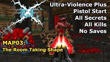 Doom II: BTSX E1 - MAP03: The Room Taking Shape (Ultra-Violence Plus 100%)