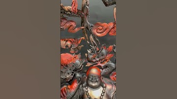 Gỗ trắc đỏ đen #tượng_phong_thủy #woodcarving