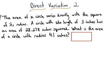 Direct Variation Practice 2 - Visualizing Algebra