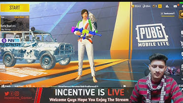 Pubg Mobile Lite live stream | Unlimited Custom Rooms |  Teamcode| Rush Gameplay | NEW ONEPLUS 8