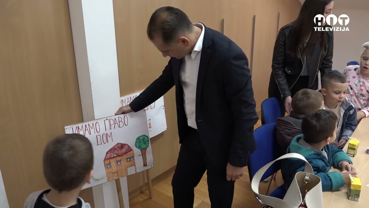 Šamac - Djeca iz vrtića na prijemu kod načelnika - Hit Televizija Brčko