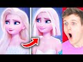 AMAZING DISNEY PRINCESS GLOW UP TRANSFORMATIONS! (LANKYBOX REACTION!? *TIK TOK ART*)