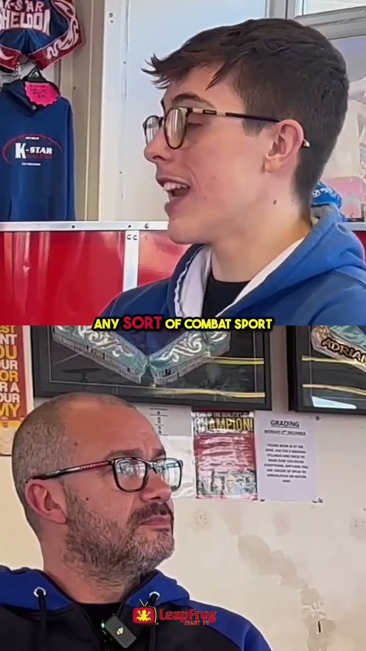 Heston Thompson explaining how knowing Muay Thai deters bullies