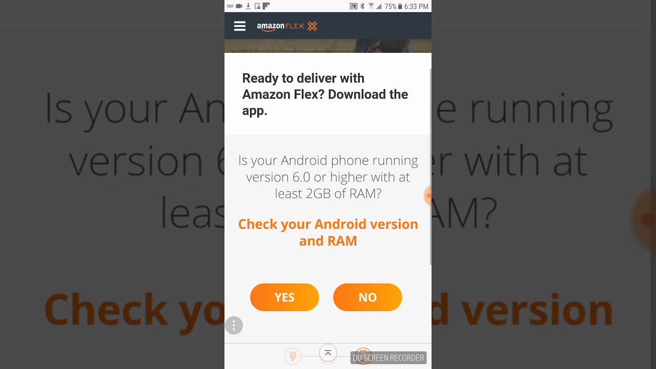 amazon flex driver app download