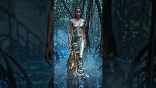 Liquid Mercury Runway: The Future of AI Fashion ✨💧
